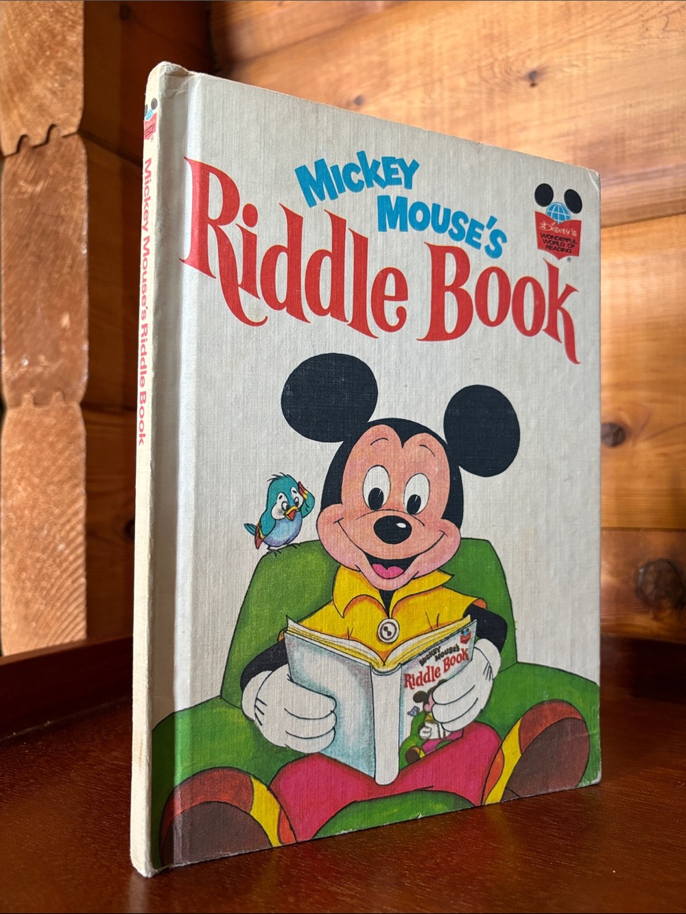 1972 Mickey Mouse's Riddle Book, Disney's Wonderful World of Reading
